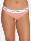 Calvin Klein Modern Cotton Bikini In Mellow Orange