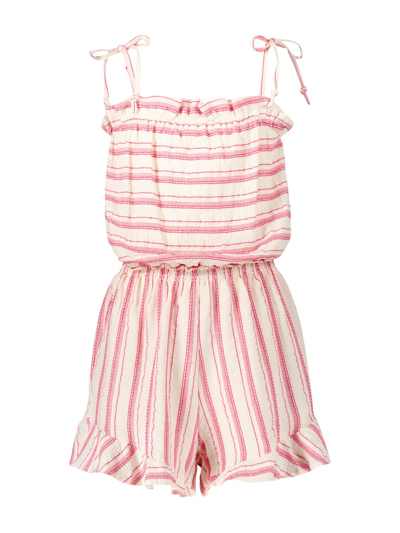 Indee Kids Overall For Girls In Fucsia
