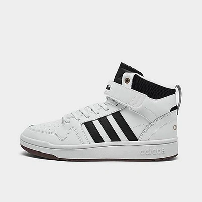 Adidas Originals Adidas Essentials Men's Postmove Mid Casual Sneakers From Finish Line In Cloud White/core Black/gold Metallic;