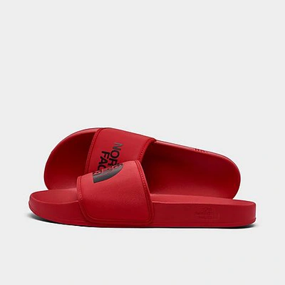 The North Face Inc Men's Base Camp Iii Slide Sandals In Red/black | ModeSens