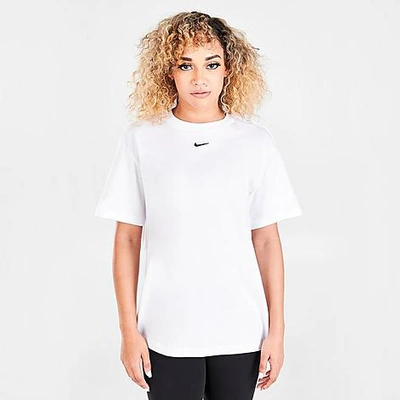 Nike Womens  Nsw Essential Lbr Crew T-shirt In Navy/sail