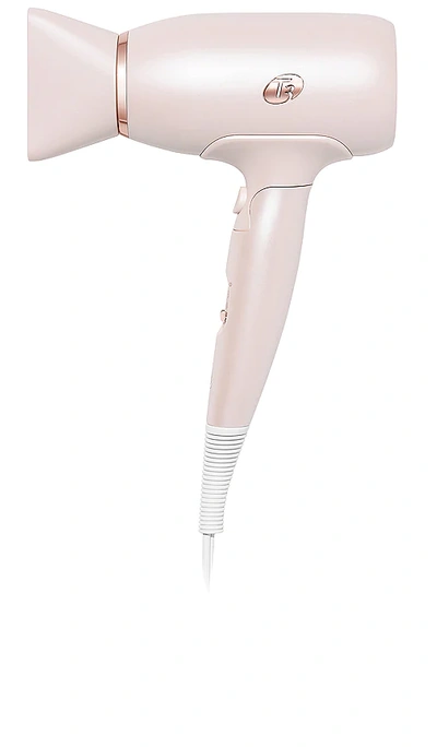 T3 Afar Lightweight Travel Size Hair Dryer In Satin Blush