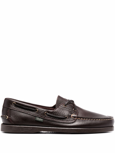 Paraboot Barth Leather Loafers In Brown