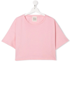Douuod Teen Patch-detail Short-sleeved T-shirt In Pink