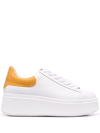 Ash Moby Platform-sole Sneakers In White