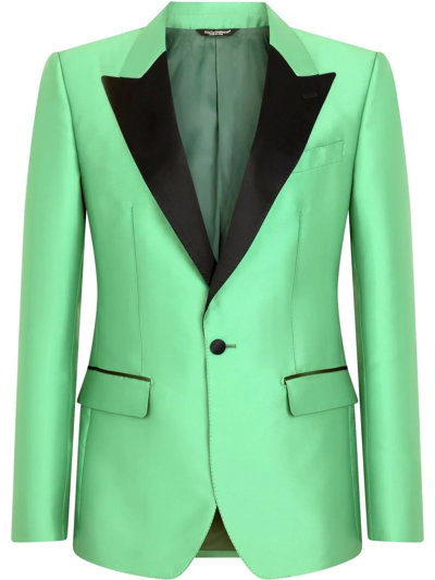 Dolce & Gabbana Single-breasted Two-piece Suit In Green