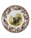 Spode Woodland Black Bear Dinner Plate In Bear