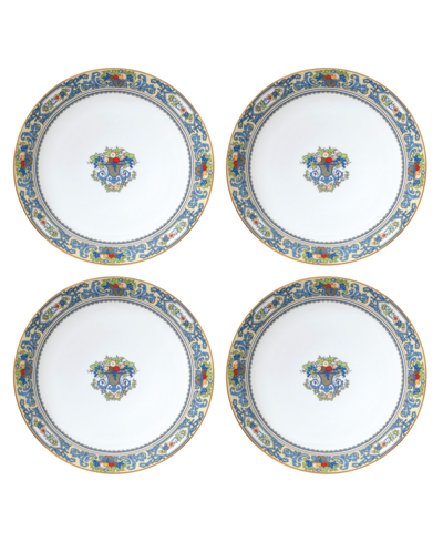 Lenox Autumn Dinner Plate Set, 4 Piece In Multi And White