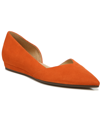 Naturalizer Kristin Demi-wedge Flats Women's Shoes In Pottery Suede