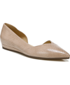 Naturalizer Kristin Demi-wedge Slip-ons In Vintage Mauve Leather