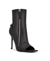 Nine West Women's Sohot Peep Toe Dress Booties Women's Shoes In Black