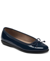 Aerosoles Women's Homebet Ballet Flats In Navy Patent