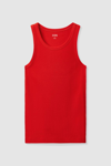 Cos Ribbed Tank Top In Red