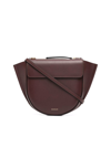 Wandler Hortensia Mini Leather Tote Bag In Palissander