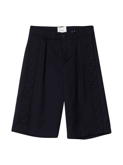 Fendi Kids' Blue Bermuda Shorts Boy