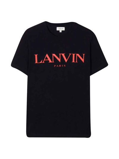 Lanvin Black Teen Unisex T-shirt
