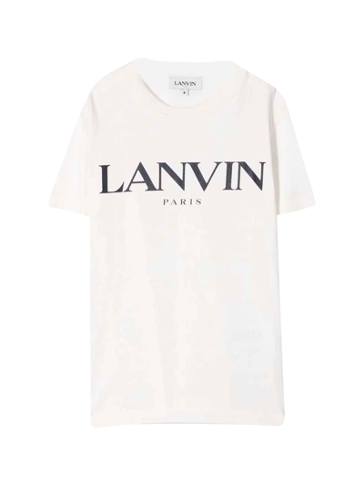 Lanvin White Teen Unisex T-shirt