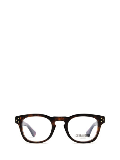 Cutler And Gross 1389 Nolita Havana Unisex Eyeglasses In Red