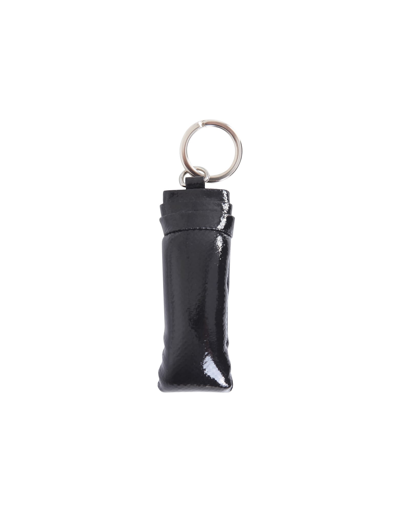 Lemaire Wadded Key Ring In Black