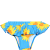 STELLA MCCARTNEY AZURE SWIMSUIT FOR BABY GIRL WITH SUNFLOWERS