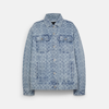 Coach Outlet Signature Jacket In Blue