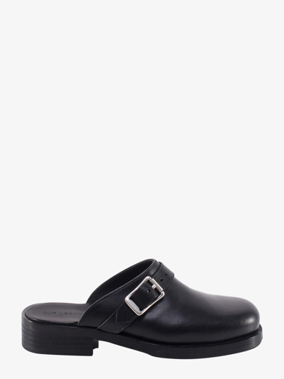 Our Legacy Ssense Exclusive Black Leather Camion Mule Loafers