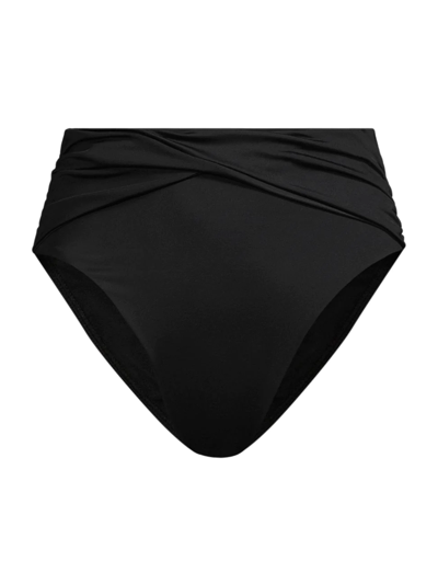 Aurum High-waist Bikini Bottom In Black