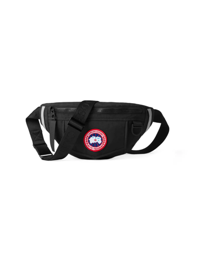 Canada Goose Logo Waist Pack In Black