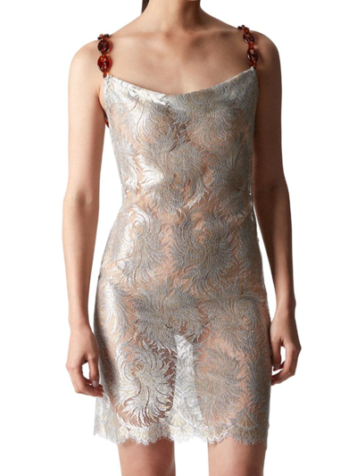 chinese dress ladies COPERNI LACE FLOWER GOWN