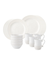 Juliska Le Panier 16-piece Dinnerware Set In Whitewash