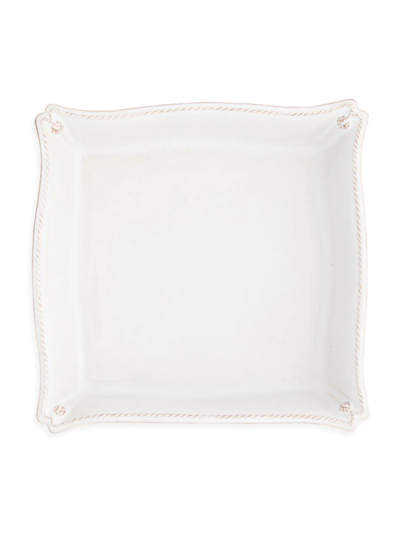Juliska Berry And Thread Matzo Plate In White