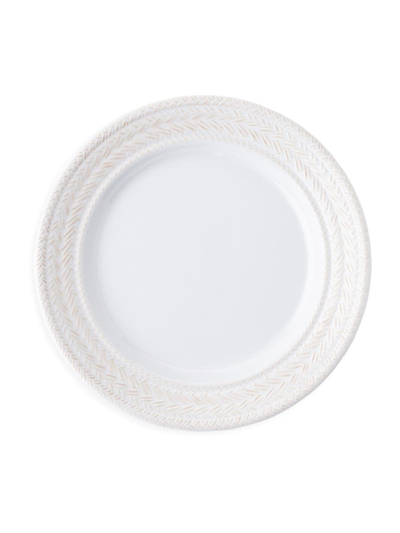 Juliska Le Panier White Melamine Dessert Salad Plate In White Wash