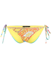 VERSACE BAROQUE PATTERN-PRINT BIKINI BOTTOMS