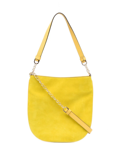 Tila March Evelyne Leather Shoulder Bag In Gelb