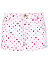 Chiara Ferragni Rainbow  Shorts In Denim In Weiss