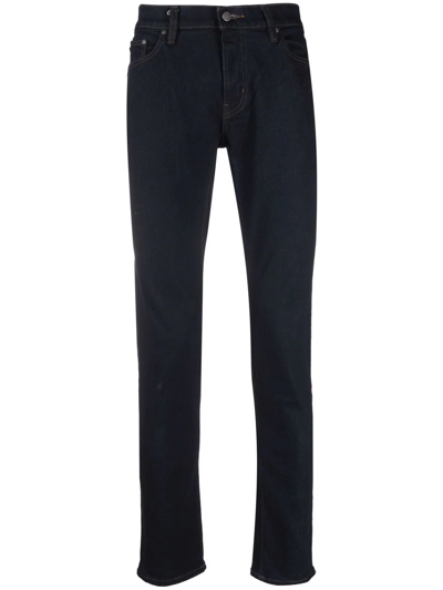 Michael Kors Slim-cut Straight-leg Jeans In Blau