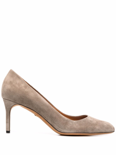 Bally 70mm Pointed-toe Suede Pumps In Brown