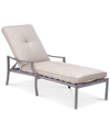 AGIO WAYLAND OUTDOOR CHAISE LOUNGE, CREATED FOR MACY'S