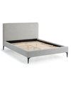 DREAM COLLECTION UPHOLSTERED BED WITH METAL LEGS, QUEEN