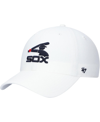 47 Brand Men's '47 White Chicago White Sox 1976 Logo Cooperstown Collection Clean Up Adjustable Hat In White