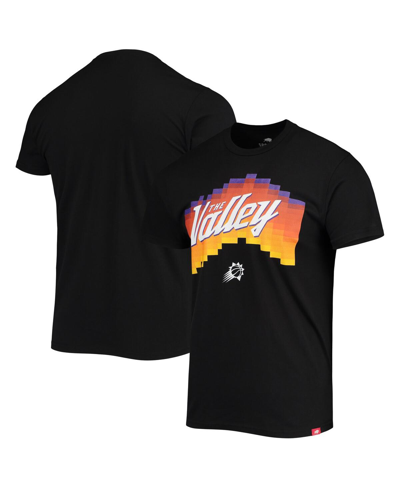 Sportiqe Men's  Black Phoenix Suns The Valley Pixel City Edition Tri-blend T-shirt