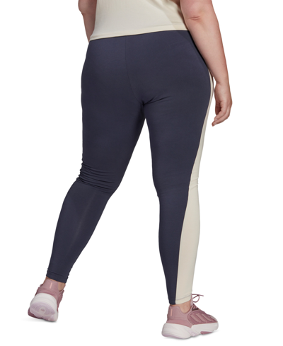 Adidas Originals 'retro Luxury' Leggings In Deep Navy