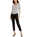 A PEA IN THE POD LUXE SIDE RUCHED 3/4 SLEEVE MATERNITY T SHIRT