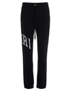 Amiri Black Logo Varsity Lounge Pants In Black