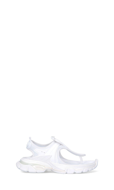 Balenciaga Women's  White Polyester Sandals