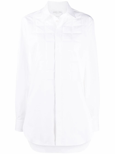 Bottega Veneta Oversized Cotton-poplin Shirt In White