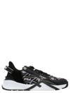 Fendi Black Leather Sneakers