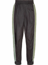 FENDI BLACK POLYESTER JOGGERS