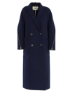 FENDI FENDI WOMEN'S BLUE OUTERWEAR JACKET