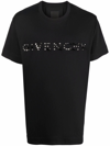 Givenchy Logo Crew Neck T-shirt In Black